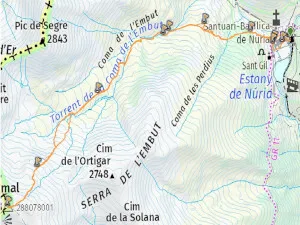 a0212b - Nuria Resort to Puigmal to Queralbs