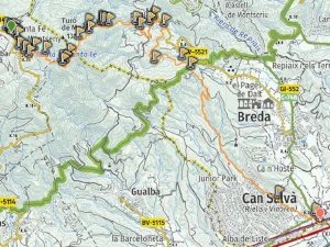 a0264 - Montseny Santa Fe to Breda via Sant Marti de Riells