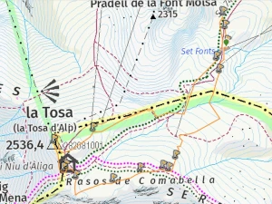 a0296 - Easy Snowshoe hike to La molina Refugi Niu de Aliga
