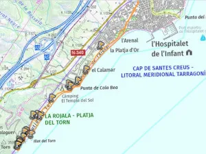 a0329 - Wolfs Cave and El Torn Beach near El Hospitalet del Infant
