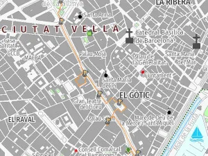 BCN11 - Palau Guell, Las Ramblas, Plaza Reial, plaza Catalunya