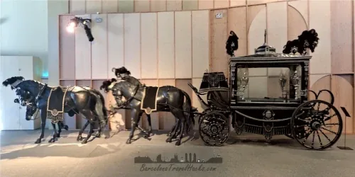 Historic Funeral Carriages museum in Montjuïc Cemetery