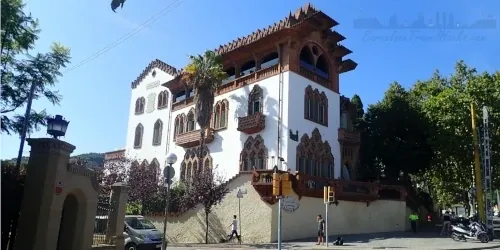 Avenida Tibidabo historic street and Grand houses