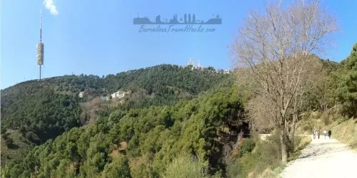 Parc Collserola Caraterra de Aigües walk or Cycle