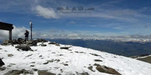 Pyrenees mountain hiking Puigmal Summit From Núria Resort