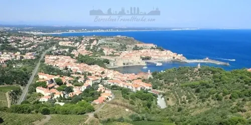 Historic Collioure Beach town with Fortresses